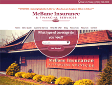 Tablet Screenshot of mcbane.com